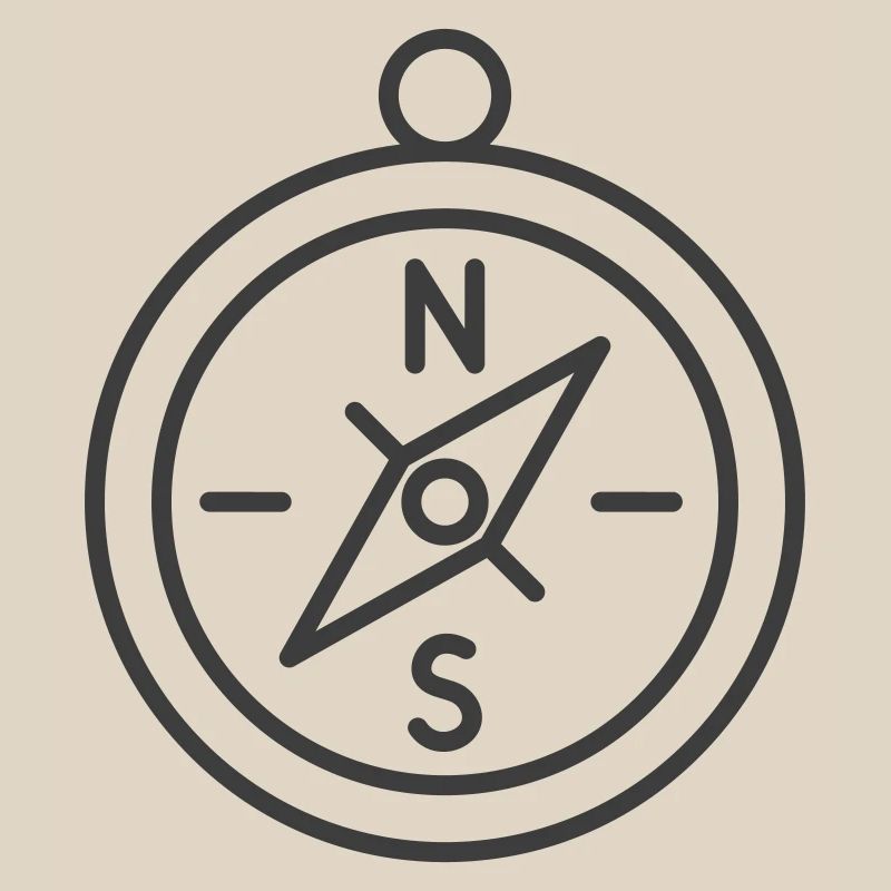 Minimalist Compass Navigation Design