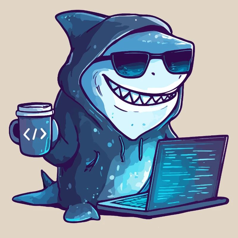 Conception de Cyber Shark Hacker