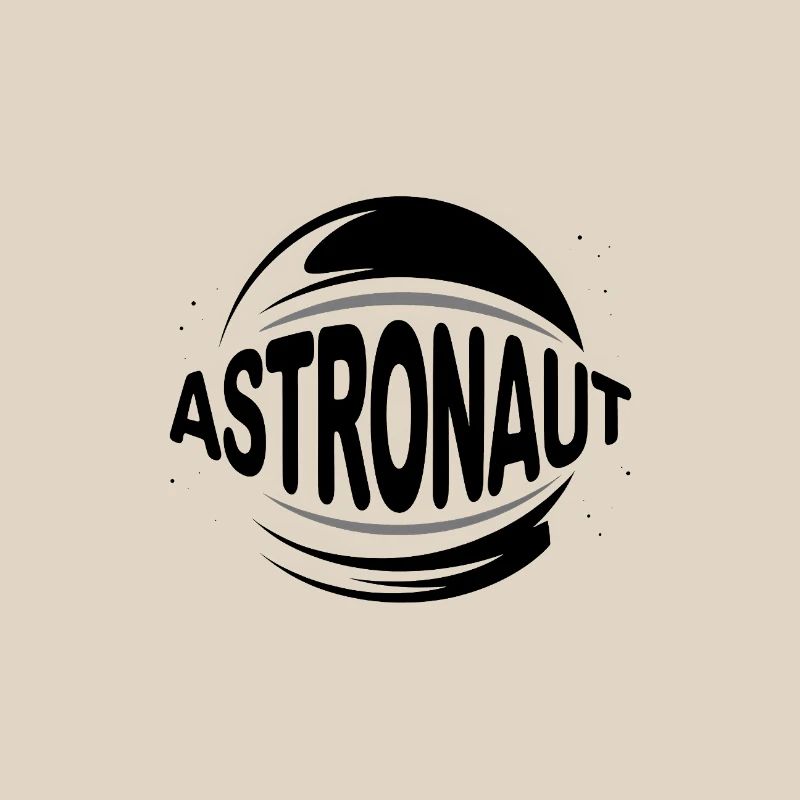 Astronaute - Cool Astonomy Logo