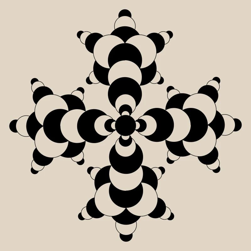 Fractal Molecule Crop Circle