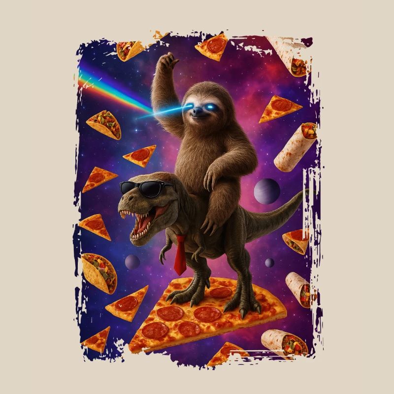 Space Explorers Dragon and Sloth