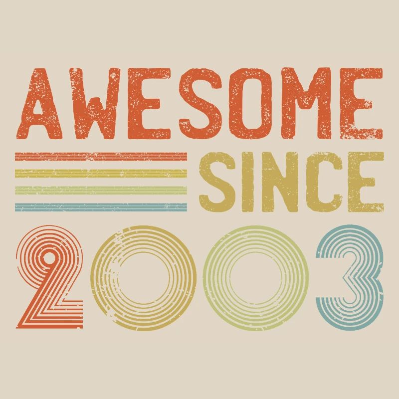 Retro 2003 Celebration Graph Text