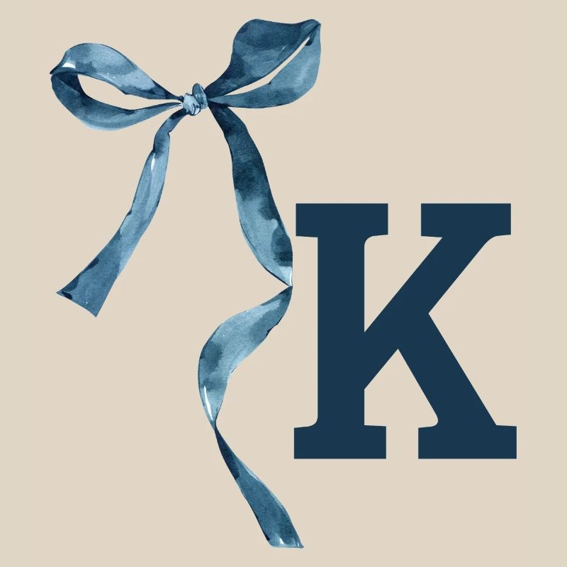Monogram k gift idea