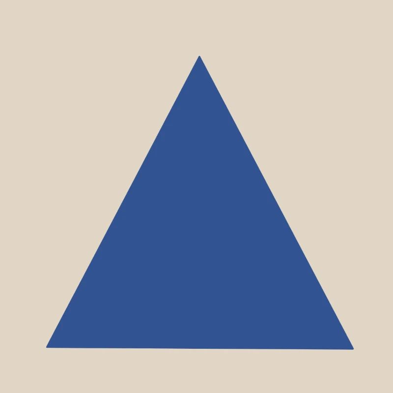 Abstract Blue Triangle Pattern