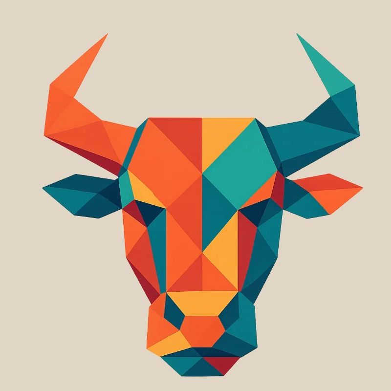 Taureau | Tête de taureau Impression / Impression / Design