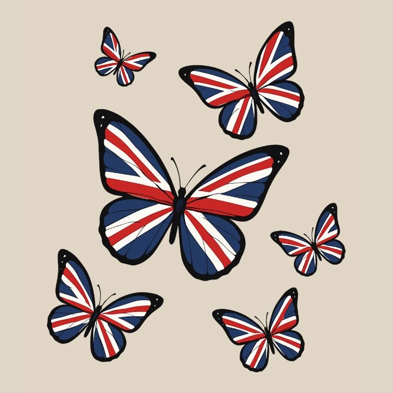 Union Jack Butterflies
