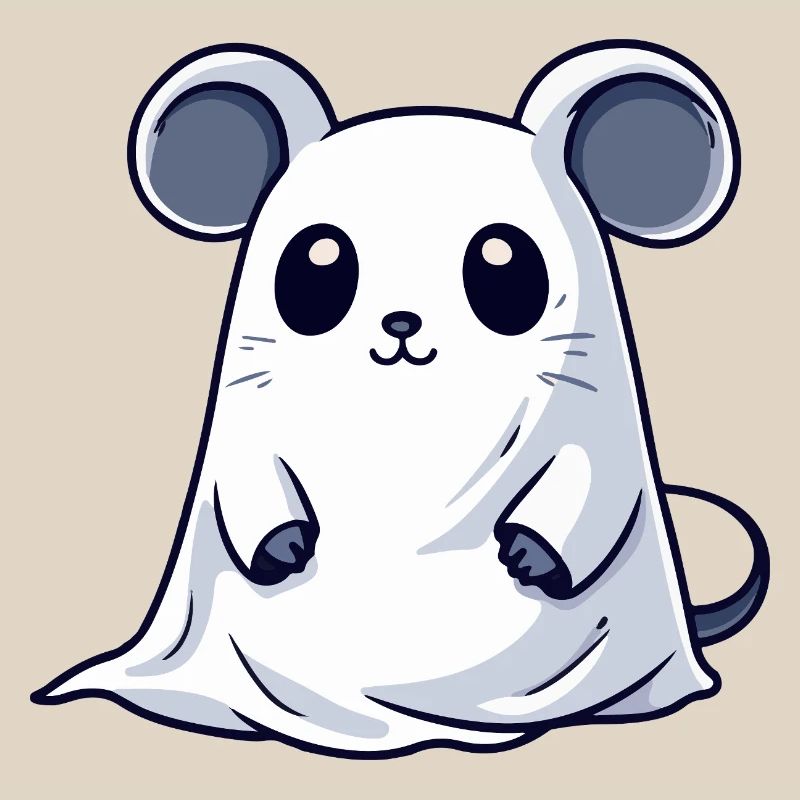 Mouse Halloween Ghost
