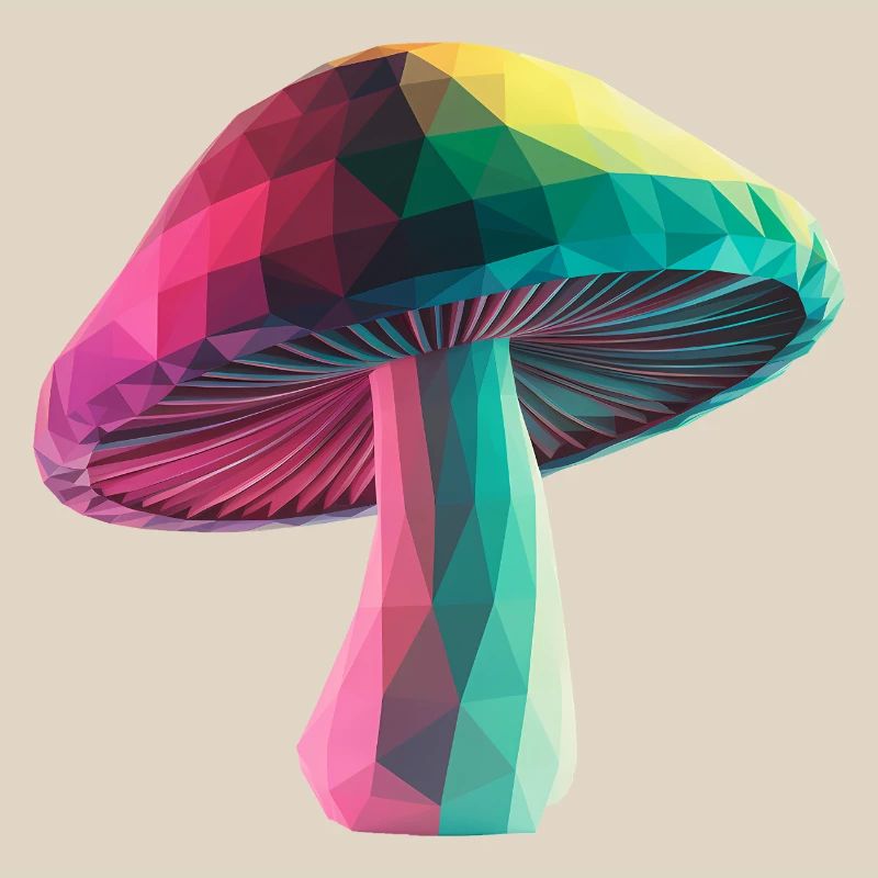 Pilz - Cooles Low-Poly-Logo