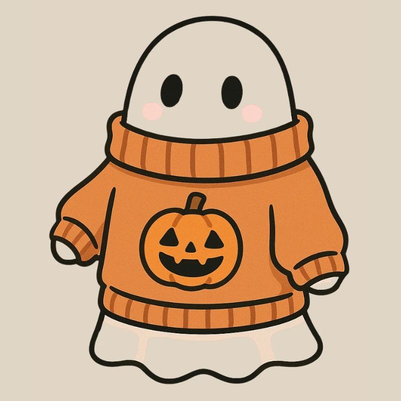 Pull citrouille Ghost