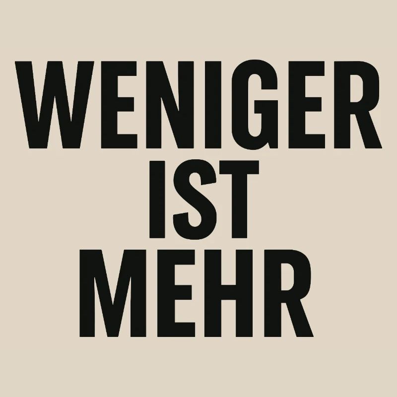 Moins c’est plus de conception typographique