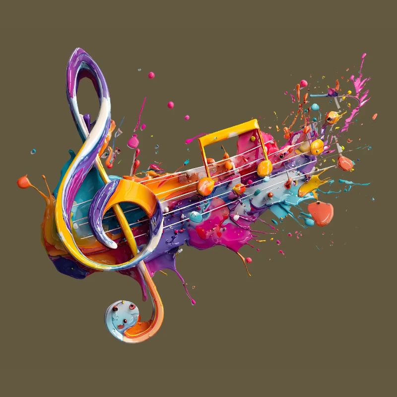 Musique couleur : notation colorée