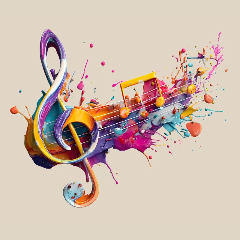 Musique couleur : notation colorée