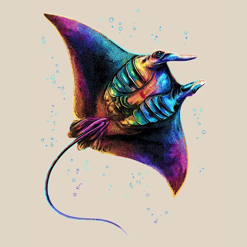 Manta Ray, Devil Ray, Stingray, Diver
