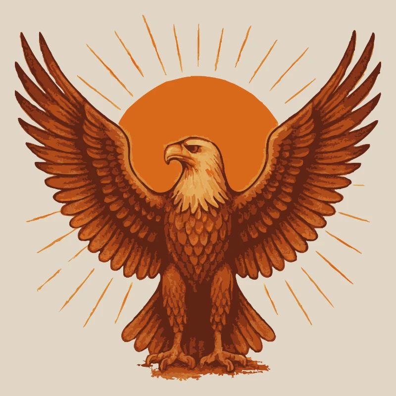Fiery Solar Eagle