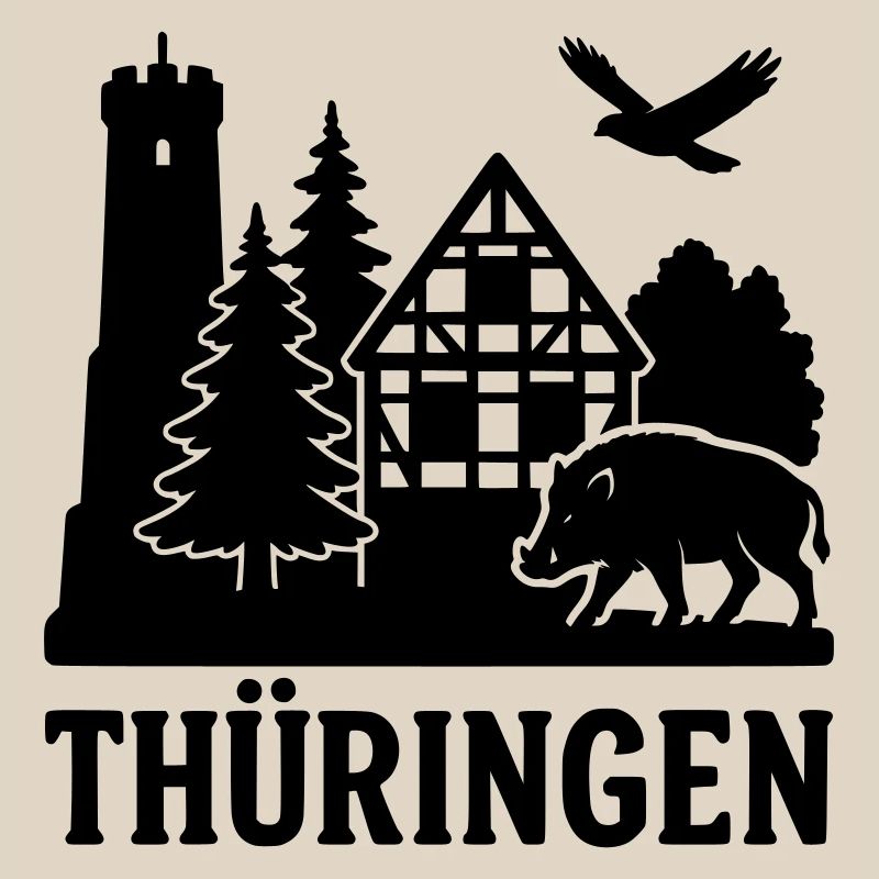 Thuringia Silhouette