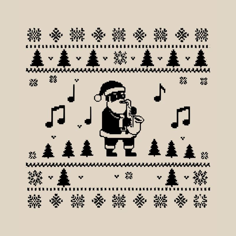 Uomo di Natale Sassofono XMas