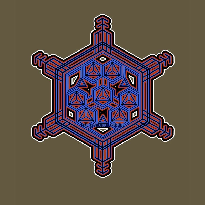 Fraktal Evolution Experience Stern Hexagon Muster
