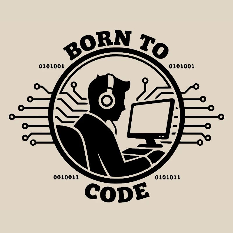 Codeur né pour coder Programmeur