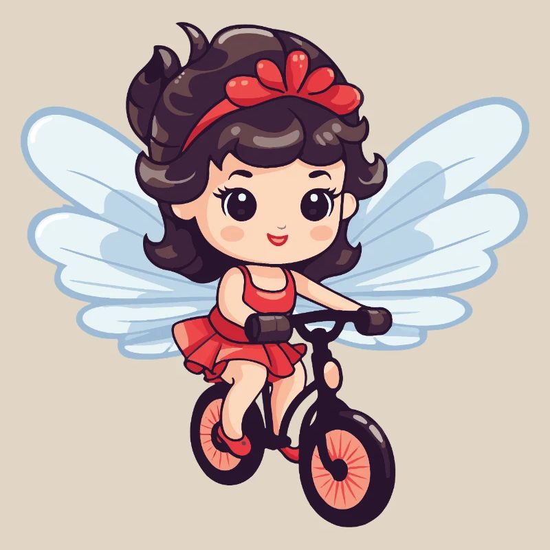 Fairy Cute Bicycle Comic