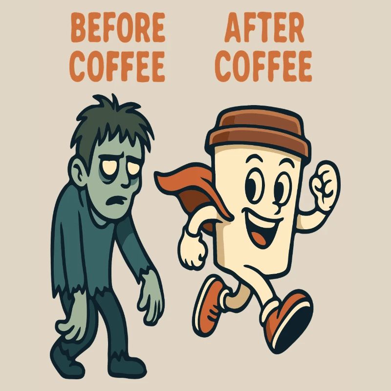 Before Coffee After Coffee