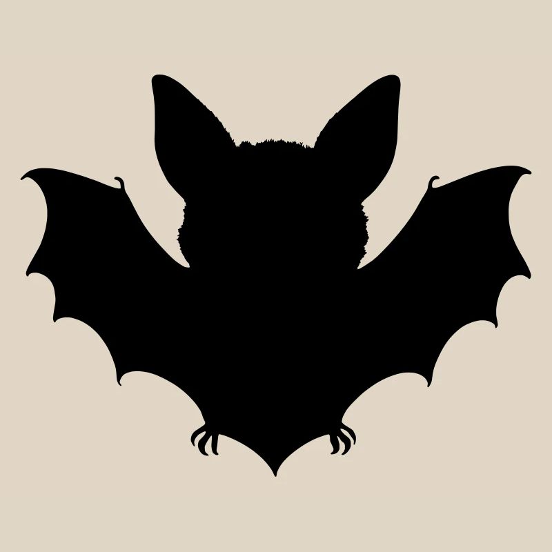 Bat Silhouette Vector Halloween Costume