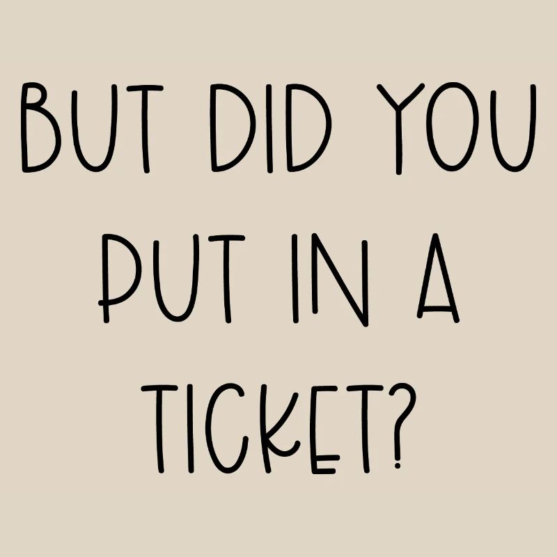 Funny IT Support Tech Help Desk Ticket Gift