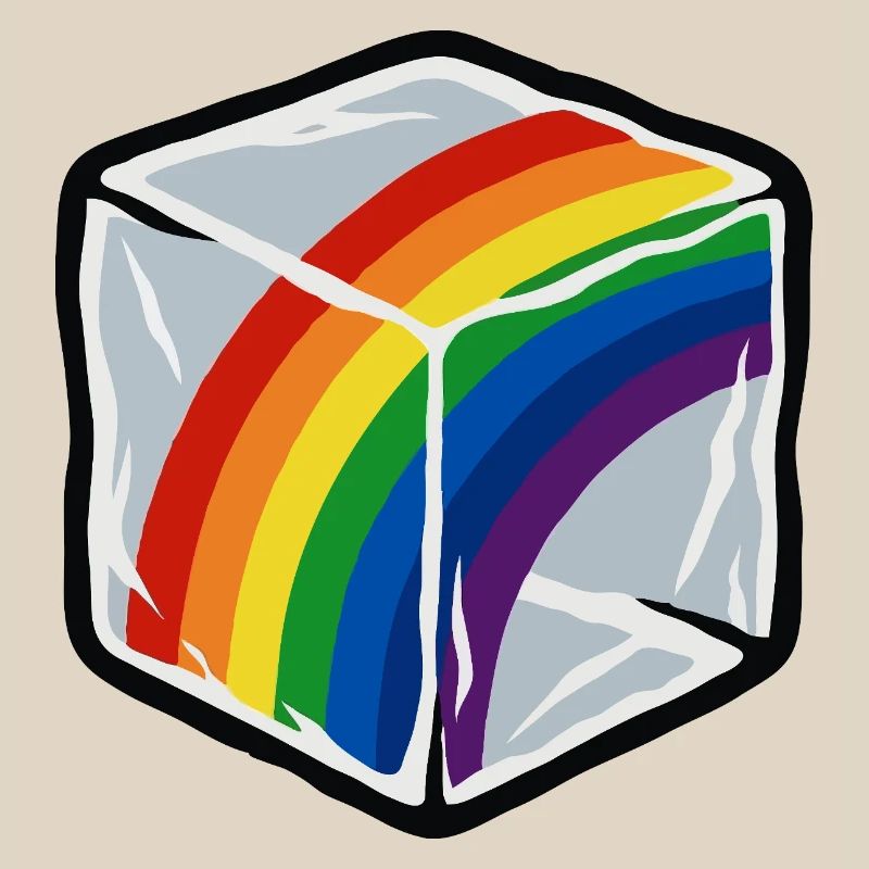 Rainbow in cube