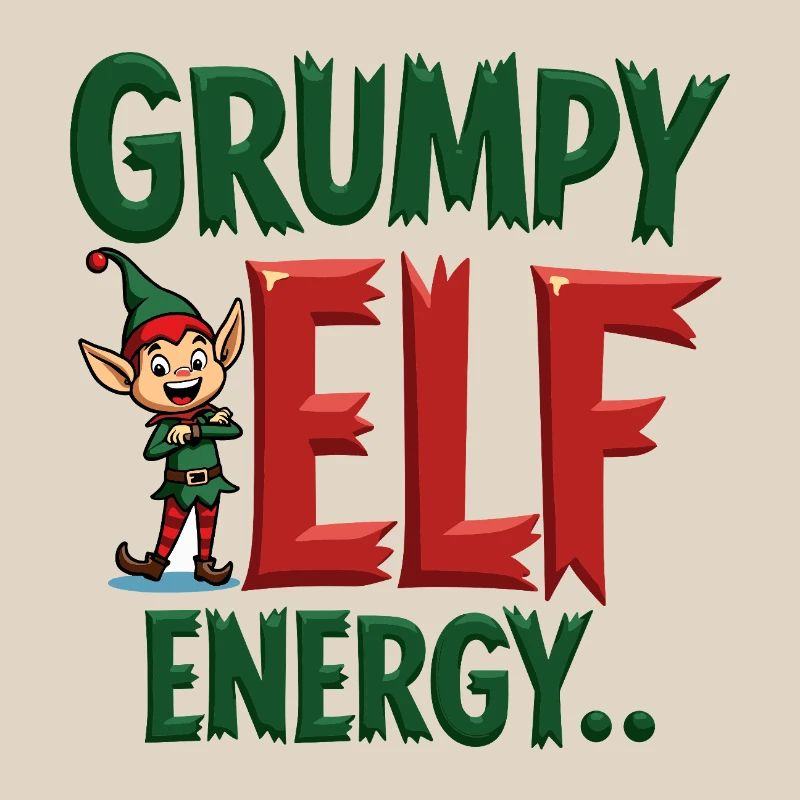 Grumpy Elf Energy Grumpy Imp