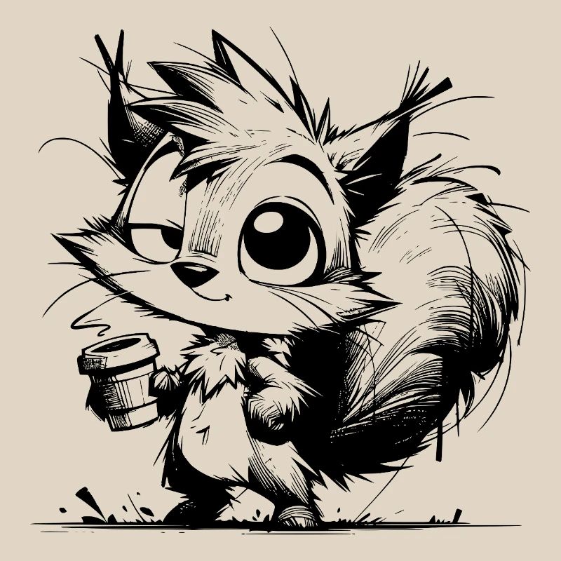 Eichhörnchen noch ein Kaffee? Immer her damit