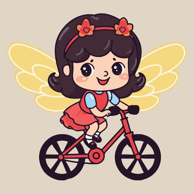 Fairy Cute Bicycle Comic