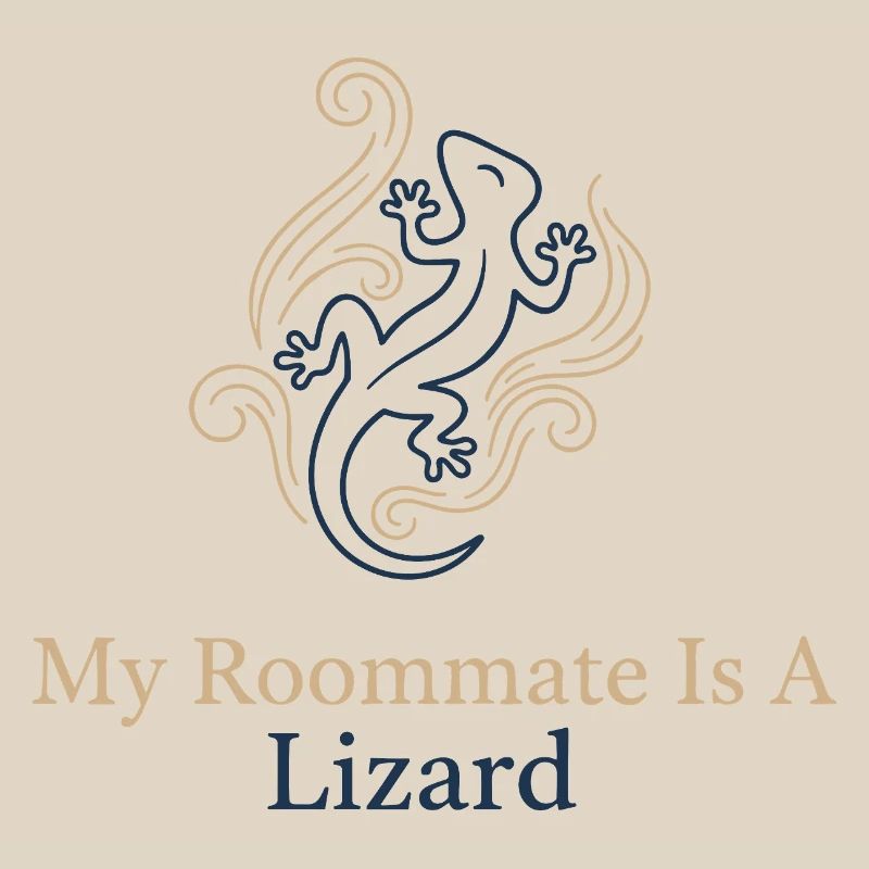 My roommate is a lizard