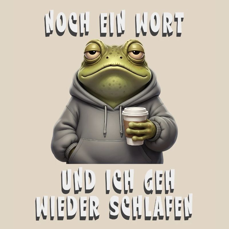 Grumpy Frog Coffee Mood