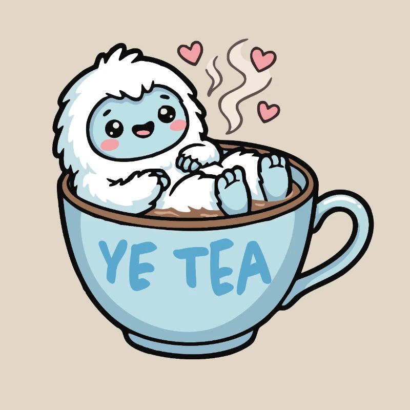 Yeti im Teebecher