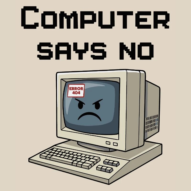Retro Computer 404 Error
