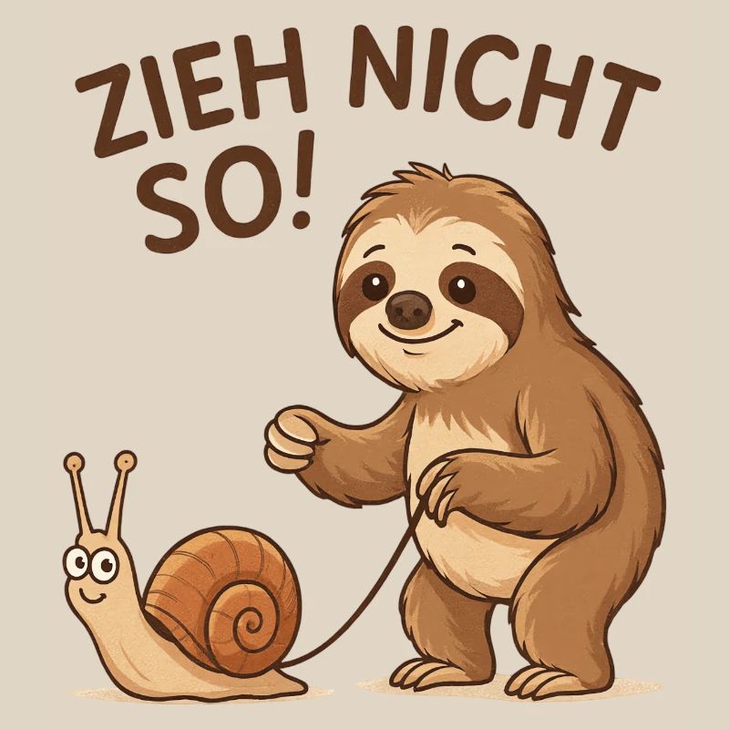 Don't pull like that! Sloth Snail