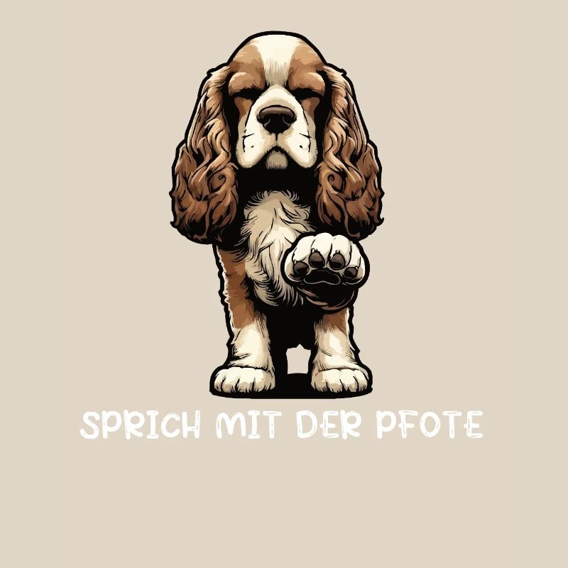 Parle à la patte Cocker Spaniel Cocker Dog