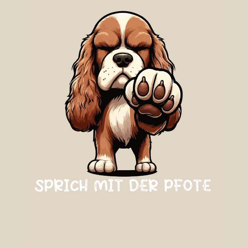 Sprich mit der Pfote Cocker Spaniel Cockerhund