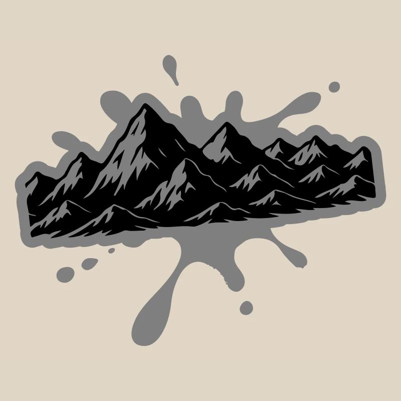 Berge Klecks