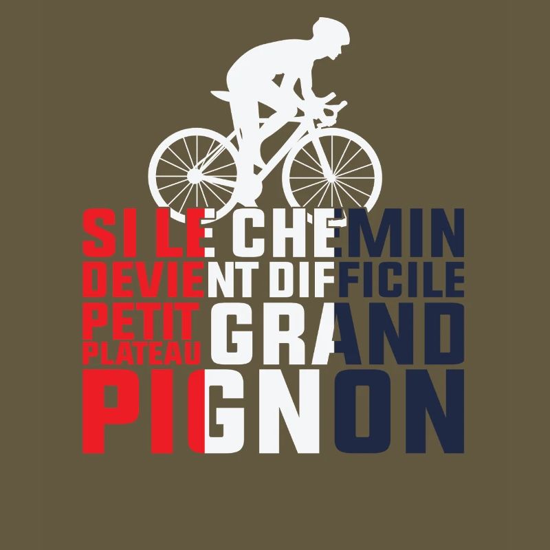 Si Le Chemin Devient Difficile - Cycliste Cadeau