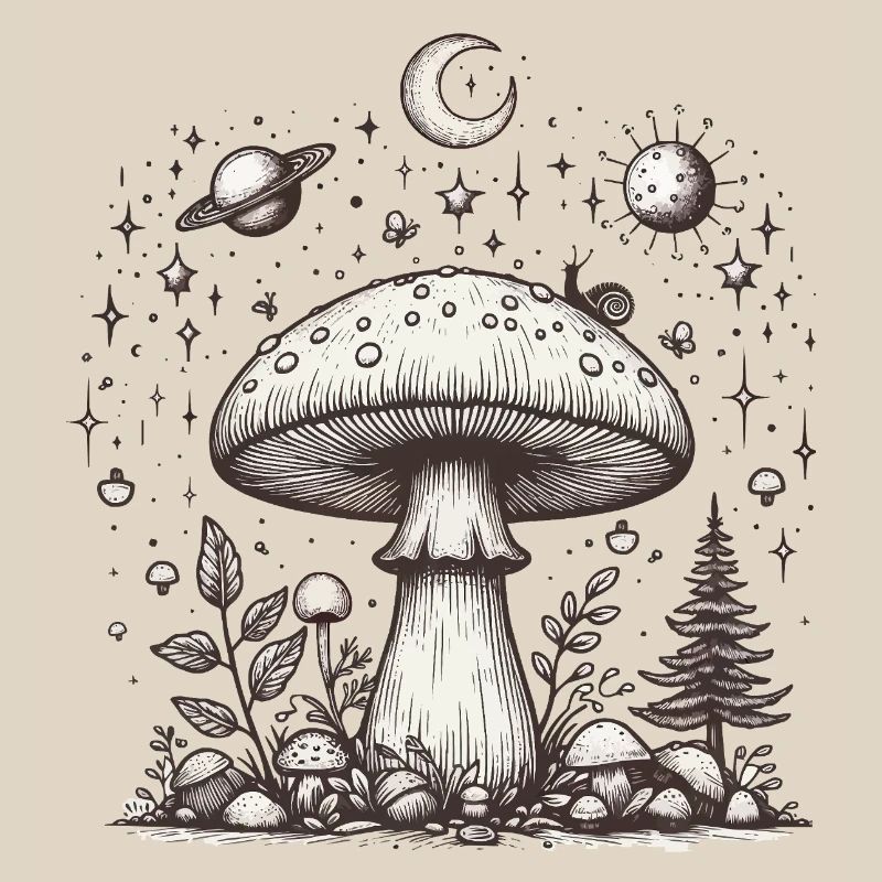 Toadstool Mushroom Psilo