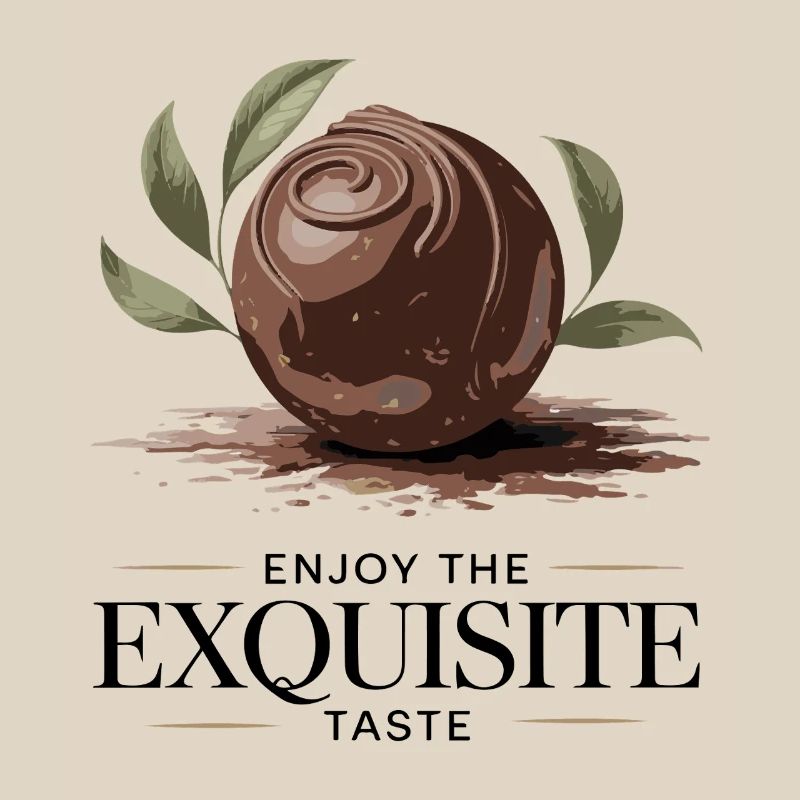 Chocolate Truffle Leaf Glow
