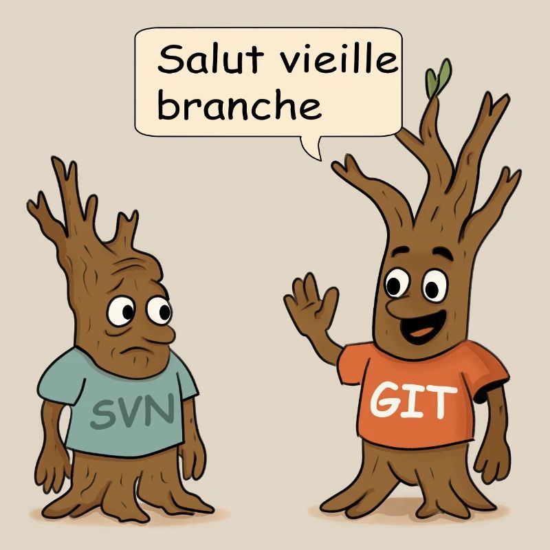 SVN Git developer humor t-shirt