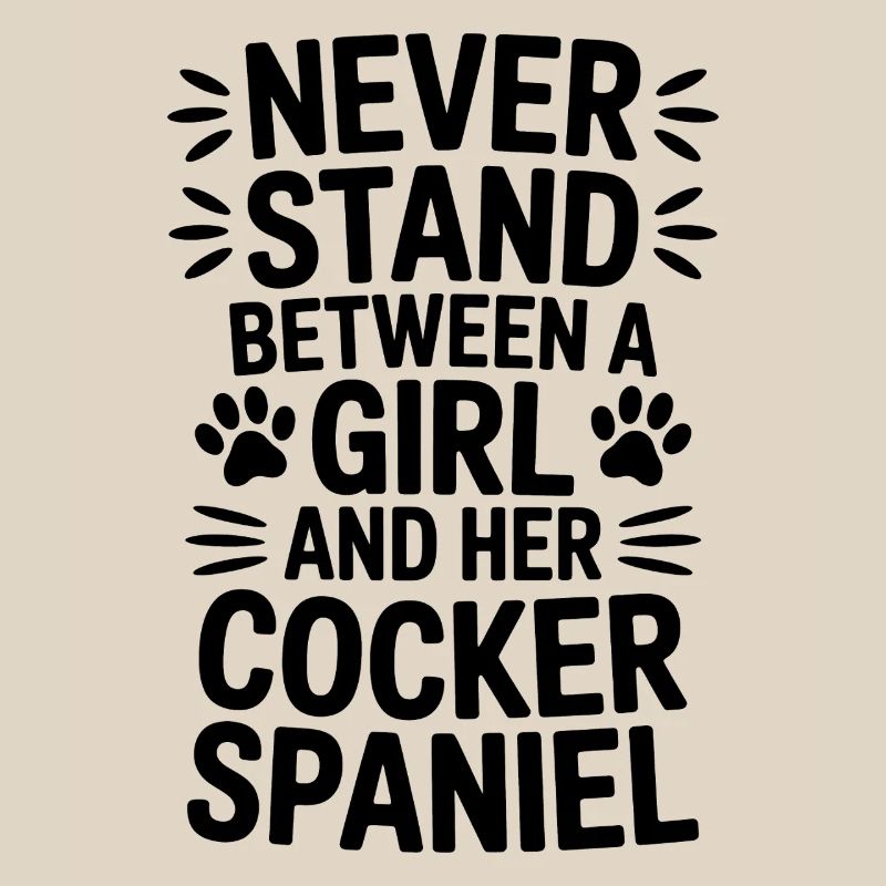 Cocker Spaniel Spruch Witz Cocker Spaniel Geschenk