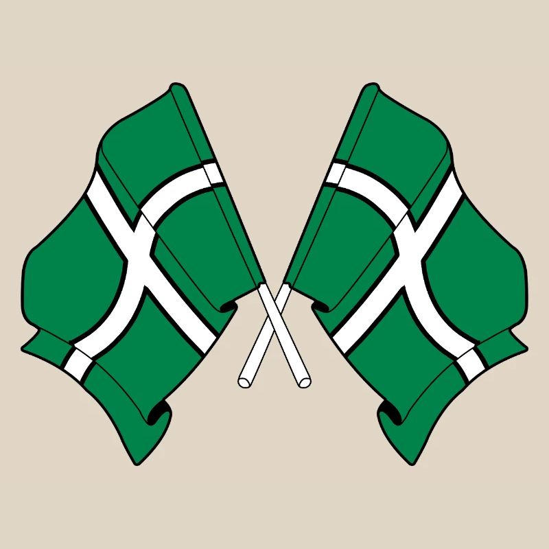 Devon Crossed Flags