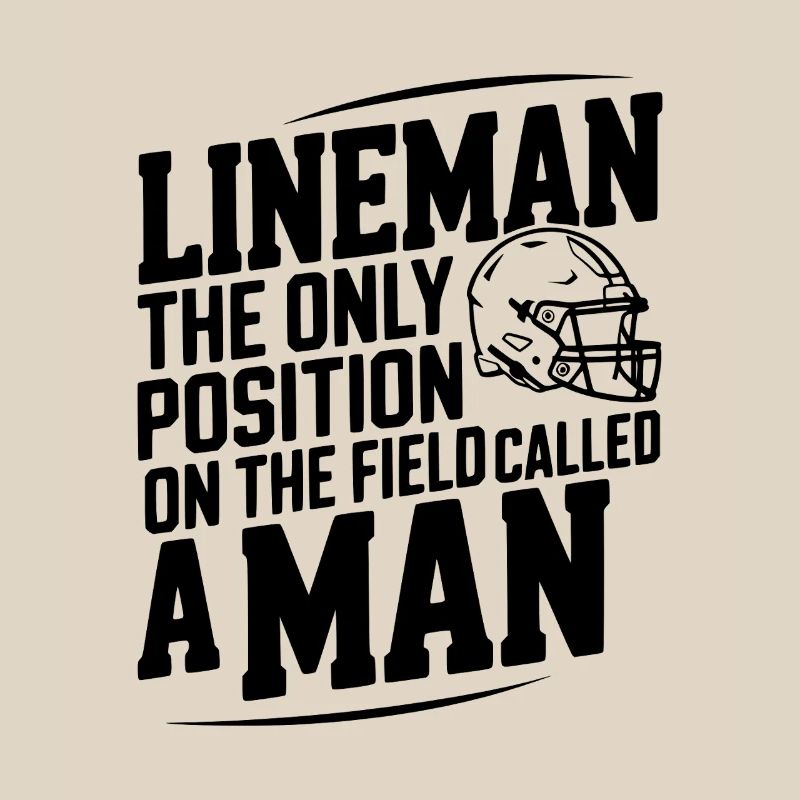 Lineman ist die einzige Position, die als Mann bezeichnet wird