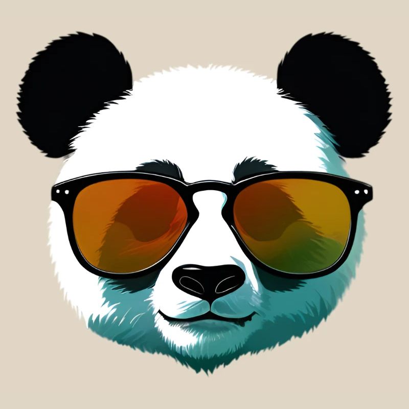 Panda with Sunglasses Gradient