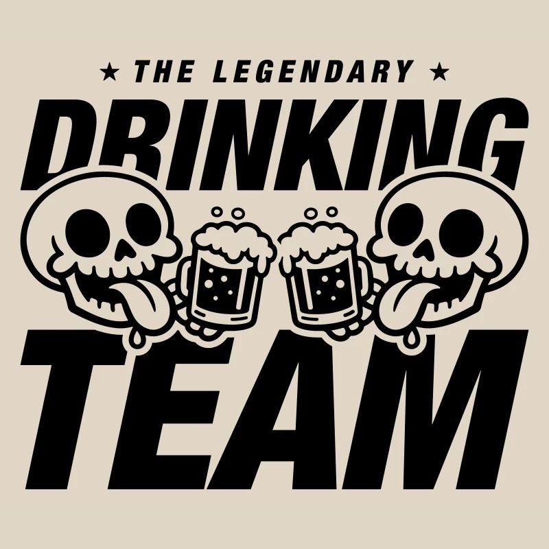 Drinking Team Skeleton Beer