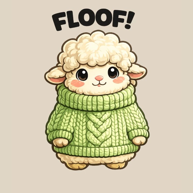 Kuscheliges Schäfchen Pullover Design