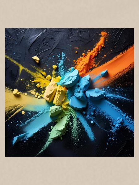 Regenbogenstaub-Explosion