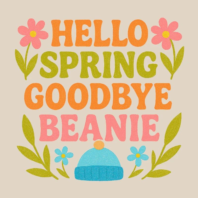 Hello Spring Goodbye Cap